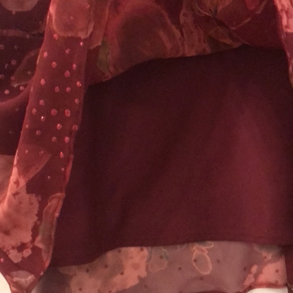 Tailor Floral Skirt with Tiny Embellishments Size 10 - Picture 7 of 10